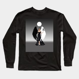 half angle half demon queen of realms Long Sleeve T-Shirt